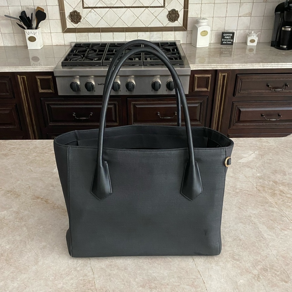 Dagne Dover Signature Tote in black